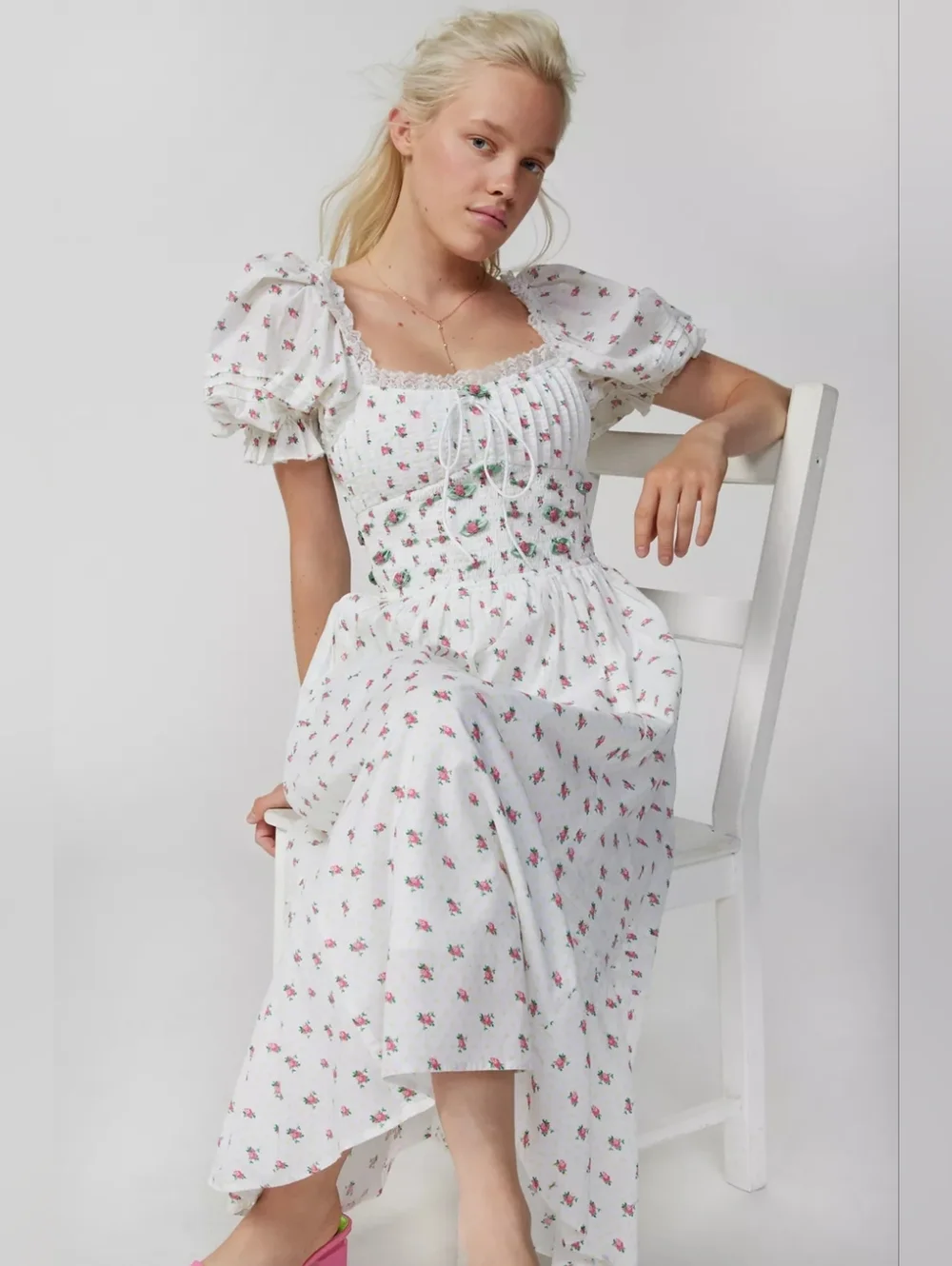 For Love & Lemons | Guisti Floral Midi Dress - Picture 8 of 12